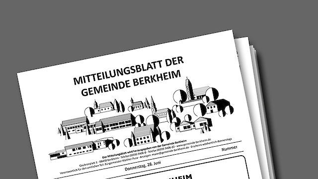 Mitteilungsblatt Berkheim