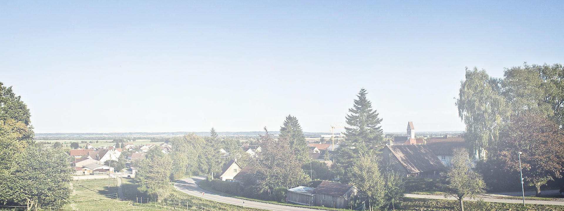 Landschaft mit der Gemeine Berkheim